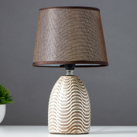 Лампа настольная 16720/1 E14 40Вт шоколадный 16,5х16,5х28 см RISALUX