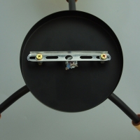 Люстра "Гундер" 3хЕ27 40Вт черный 57х57х25 см