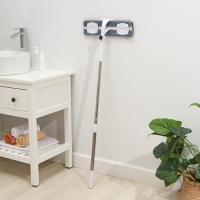 Окномойка бабочка Raccoon, стальная телескопическая ручка, микрофибра, поворот на 180&deg;, 40&times;10&times;118(150) см