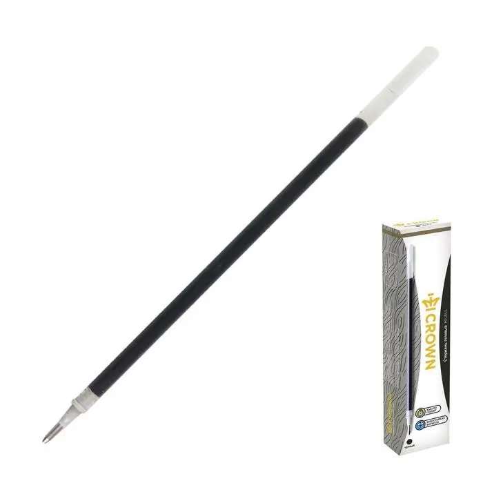 Стержень гелевый Crown &laquo;Hi-Jell&raquo;, 0.5 мм, длина 138 мм, чернила чёрные