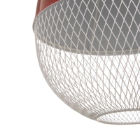 Светильник Lisa 1х40Вт Е27 бордовый  26х26х32см