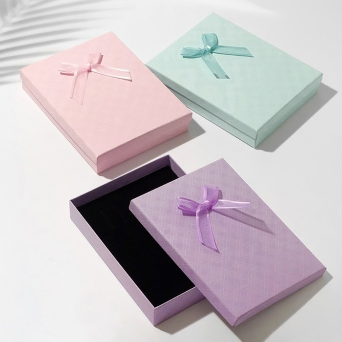 Коробочка подарочная под набор &laquo;Ромбы&raquo;, 12,5&times;16,5 (размер полезной части 12,1&times;16 см), цвет МИКС