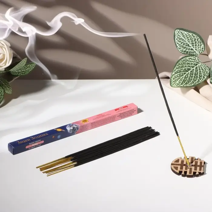 Благовония "Зодиак ТЕЛЕЦ &ndash; роза", 8 палочек