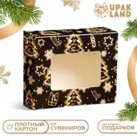 Коробка подарочная новогодняя складная &laquo;Настроение&raquo;, 10&times;8&times;3.5 см