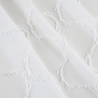 Штора для ванной двойная &laquo;Ла Каса&raquo;, с люверсами, 200&times;200 см, полиэстер, полиэтилен, белая