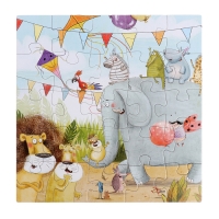 Пазлы 4 в 1 &laquo;Праздничная вечеринка&raquo;, 25, 36, 49, 64 элемента