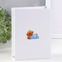 Фотоальбом "Мой малыш", голубой, 100ф 10X15см, ПП карм.