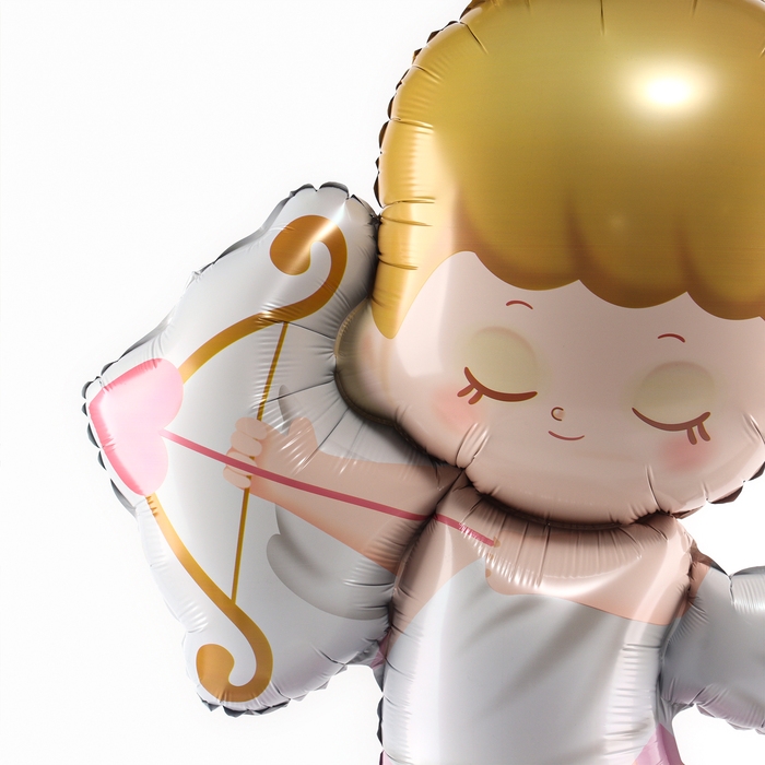 Шар фольгированный 48" &laquo;Купидон&raquo;, на подставке, под воздух