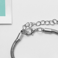 Браслет детский &laquo;Выбражулька&raquo; сердечки, подвеска МИКС, цветной в серебре