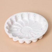Форма для выпечки KONFINETTA &laquo;Ромашка&raquo;, силикон, d=20 см (внутр. диаметр 18,5 см), цвет белый
