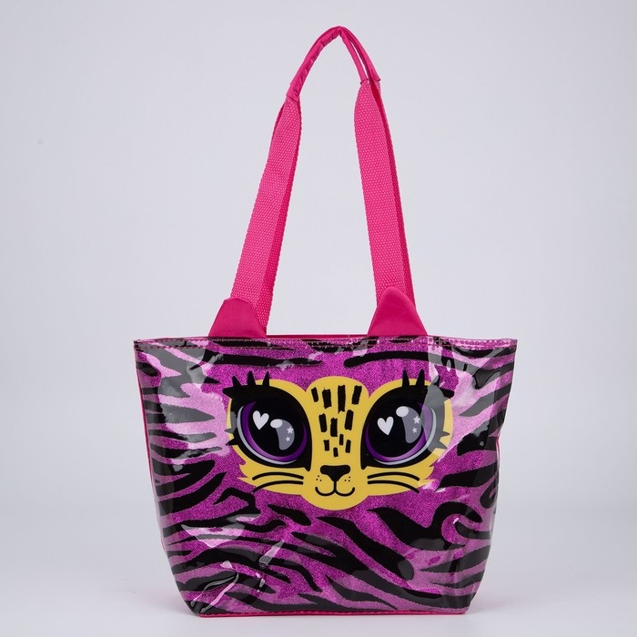 Сумка детская с блестками &laquo;Розовый леопард&raquo;