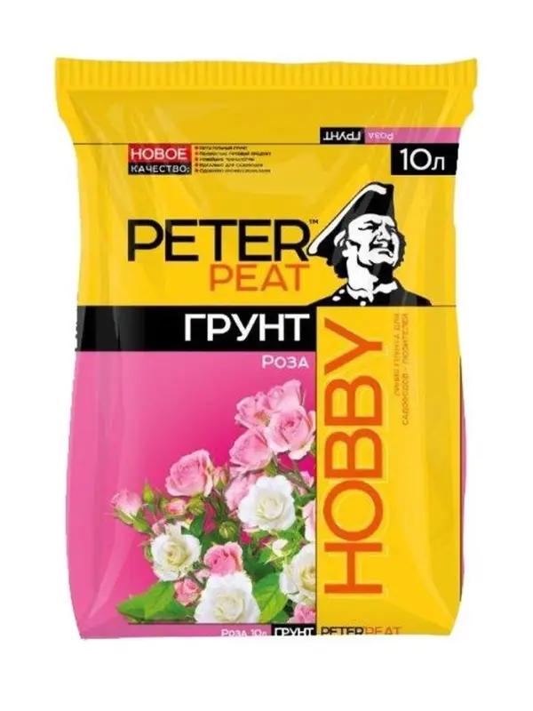 Грунт для Роз "PETER PEAT", линия Хобби, 10 л