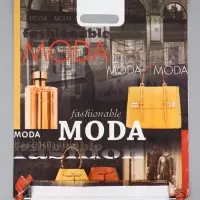 Пакет "Прада, полиэтиленовый с вырубной ручкой 41х51 см, 80 мкм