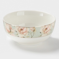 Салатник 14х6,5 см WY  "Pink O'hara", зелёный