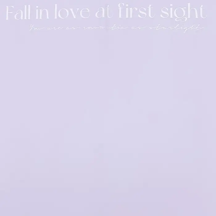 Пленка для цветов матовая, &laquo;Любовь&raquo;, 58&times;58 см, фиолетовый