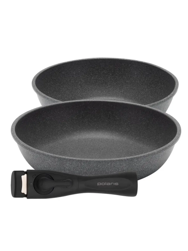 Набор посуды со съемной ручкой 24 и 26 см EasyKeep 3D