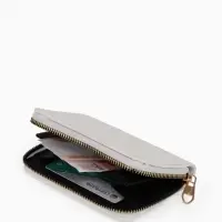 Кошелек жен 07-01-01 Июнь2526, 13*2*9 см, 2 отд+отд/молн, д/карт, белый