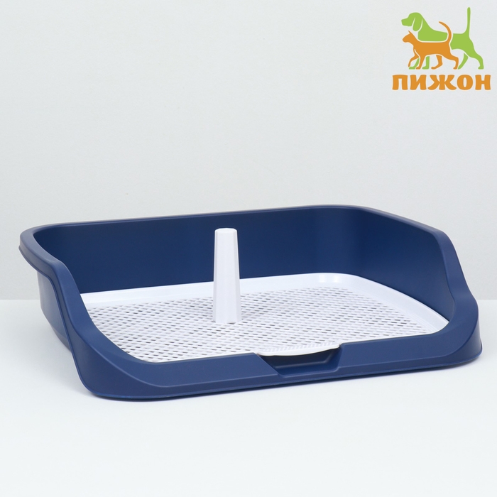 Туалет открытый 53 х 45 х 13 см, синий