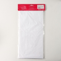 Скатерть на стол Доляна &laquo;Праздничный стол&raquo;, 137&times;183 см, толщина 30 мкм, цвет белый