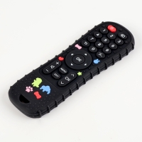 Прорезыватель силиконовый для зубов &laquo;Пульт от телевизора&raquo;, от 0 мес., чёрный