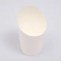 Упаковка для картофеля фри, белая, 13,2 х 9,1 х 6 см