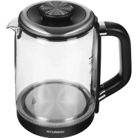 Чайник HYK-G5506 черный-серебристый, 1.7л, мощность 2200Вт