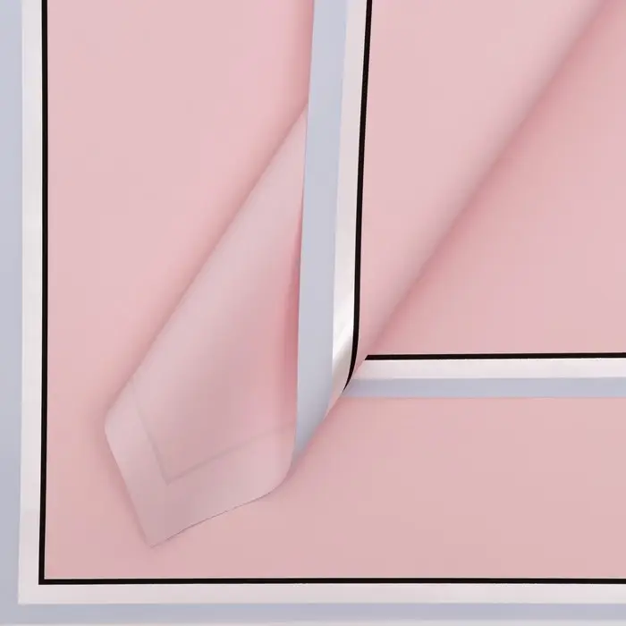 Пленка для цветов и флористики, матовая, пыльная роза, 57&times;57 м