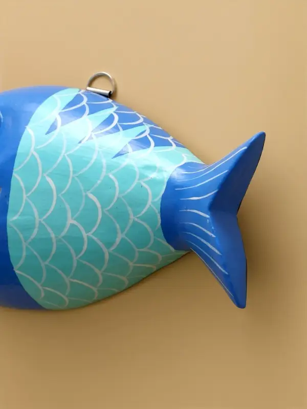 Панно &laquo;Рыба-хищник&raquo;, 22&times;11&times;5 см, дерево, разноцветное