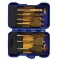 Набор сверл перовых ТУНДРА, Tin, шестигранный хвостовик, 10-12-16-19-22-25-32 мм, 7 шт.