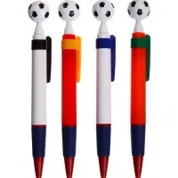 Ручка - прикол шариковая Calligrata &laquo;Футбольный мяч&raquo;, МИКС