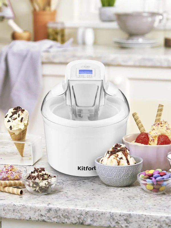 Мороженица электрическая 12 Вт 1.5 л КТ-1808
