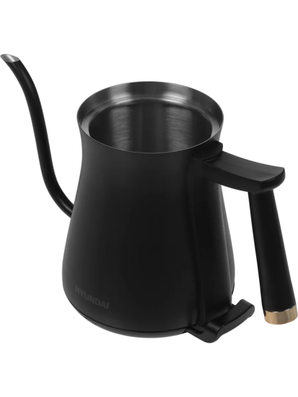 Чайник HYK-S5500 0.7л. 1000Вт черный (металл)