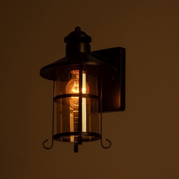 Бра "Купер" Е27 40Вт черный 18х22х28 см