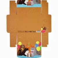 Коробка подарочная складная, упаковка, &laquo;С днём рождения&raquo;, 16.5 х 12 х 5 см