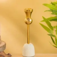 Подсвечник "Ферзь" 5х5х19 см, алюминий