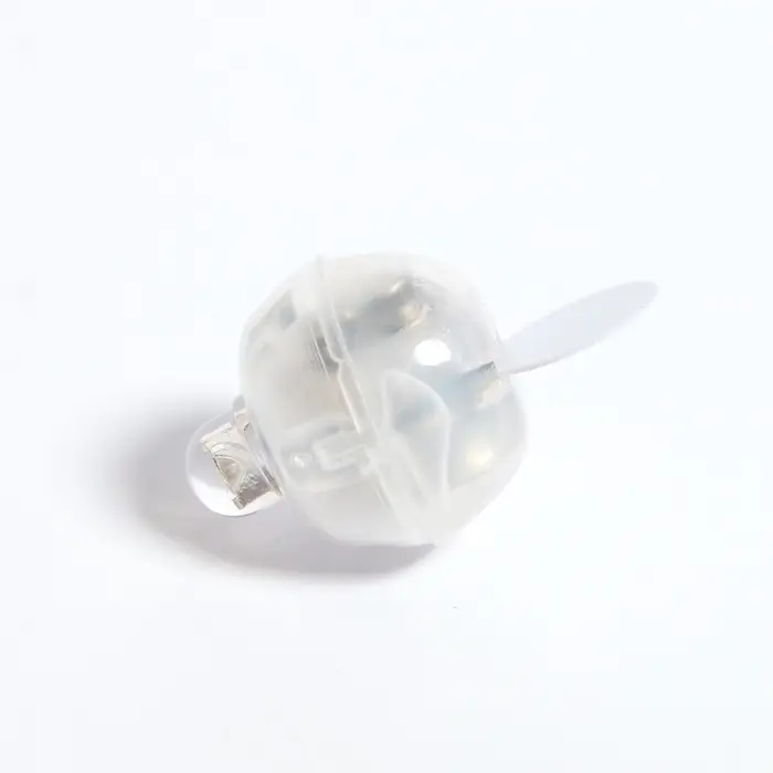 Светодиод для воздушного шара, круглый, цвет жёлтый, пластик