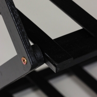 Подставка для цветов Greengo, 6 полок, 50 &times; 25 &times; 110 см, напольная, бамбук, чёрная