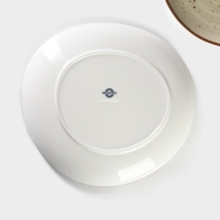 Набор тарелок фарфоровых обеденных Magistro Mediterana, 2 предмета: 31,5&times;29,7 см, цвет бежевый