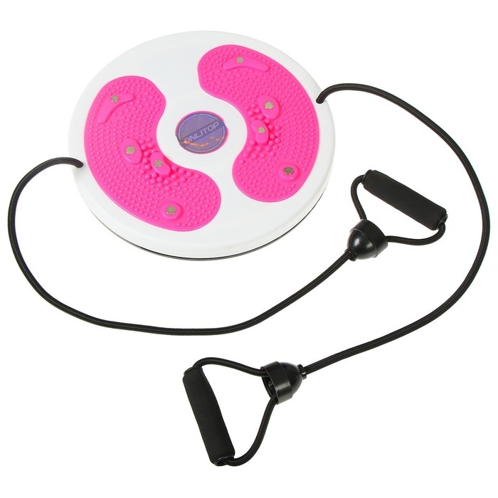 Диск здоровья ONLYTOP, с магнитными вставками, d=28 см, цвета МИКС