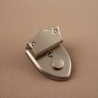 Застёжка для сумки, 3,8 &times; 5 см, цвет жемчужный серебряный