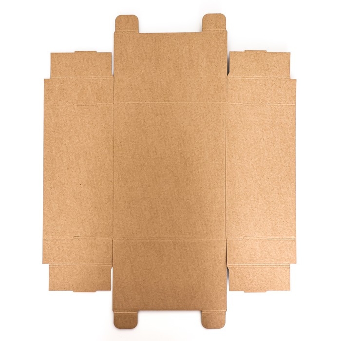 Складная коробка, крафт, 31,2 х 25,6 х 16,1 см