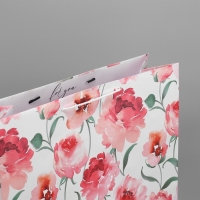 Пакет подарочный ламинированный, упаковка, Present, 40 х 49 х 15 см