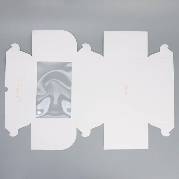 Коробка для капкейков, кондитерская упаковка двухсторонняя, 6 ячеек &laquo;Розы&raquo;, 25 х 17 х 10 см