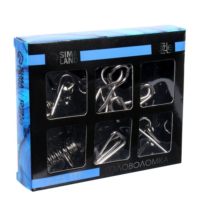 Набор металлических головоломок &laquo;Умные гвозди&raquo;