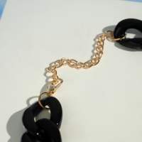 Колье &laquo;Цепь&raquo; диагональ, цвет чёрный, 45см