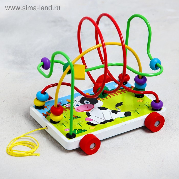 Серпантинка-лабиринт на колесиках &laquo;Коровка&raquo;