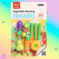 Игровой набор ластиков &laquo;Овощи&raquo;, 8 шт., МИКС