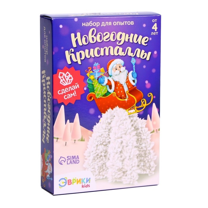 Набор для опытов &laquo;Чудесные кристаллы&raquo;, сани