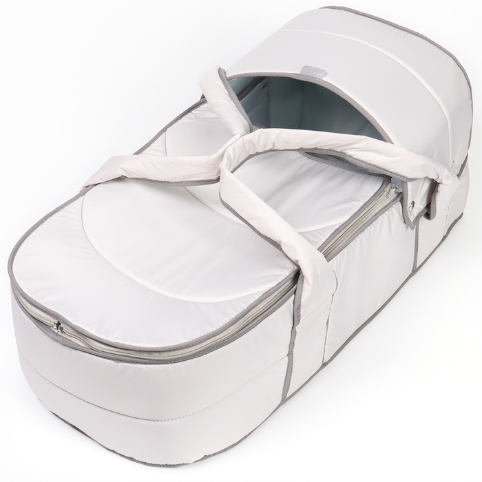 Люлька-переноска для новорожденных  &laquo;Ассорти&raquo;, цвет светло-серый