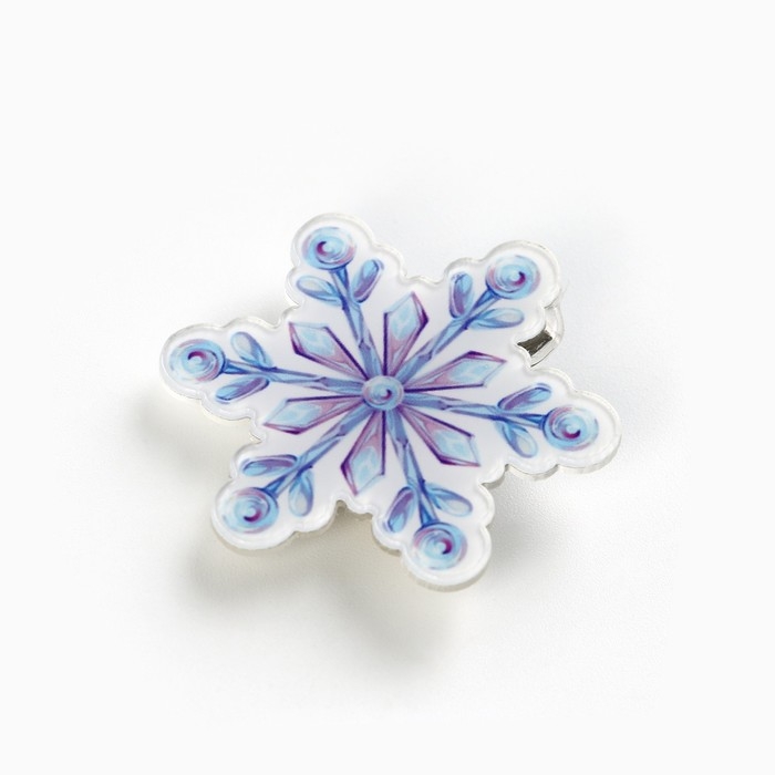 Заколка и крабики для волос новогодние &laquo;Единорог&raquo; на Новый год, 10 х 10,4 см